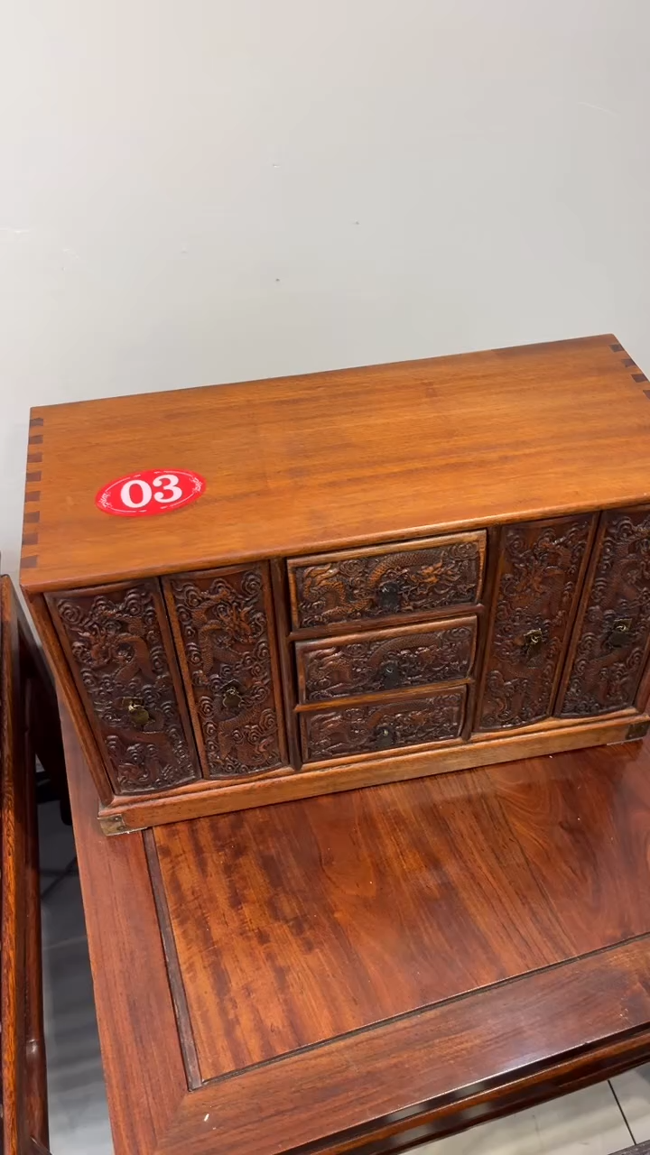 【闪购商品】木缅花雕刻案上柜案上柜