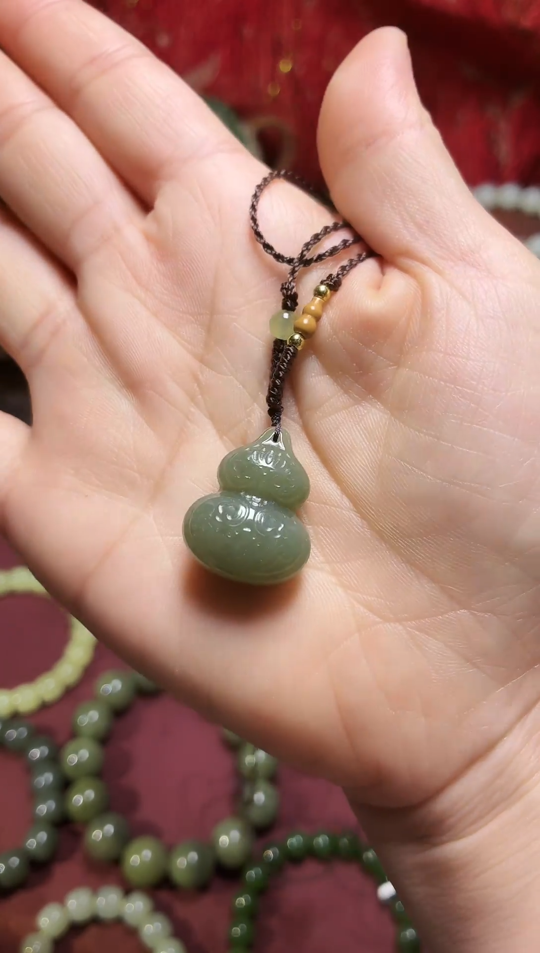 未镶嵌手链和田玉（糖玉）葫芦