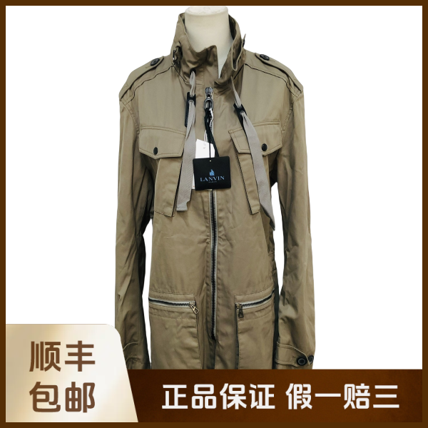 妃鱼/浪凡/100 %棉/风衣/99新/沐八09