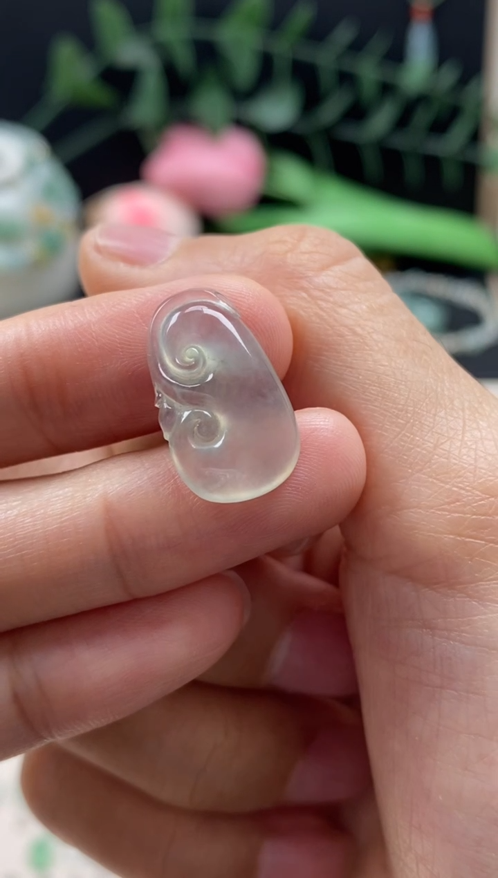 【闪购商品】翡翠颈饰未镶嵌翡翠冰种如意