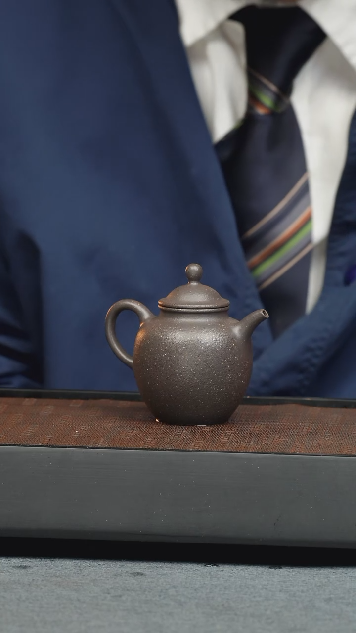 【闪购商品】紫砂茶壶五堂 草阁莲子-手工炼泥