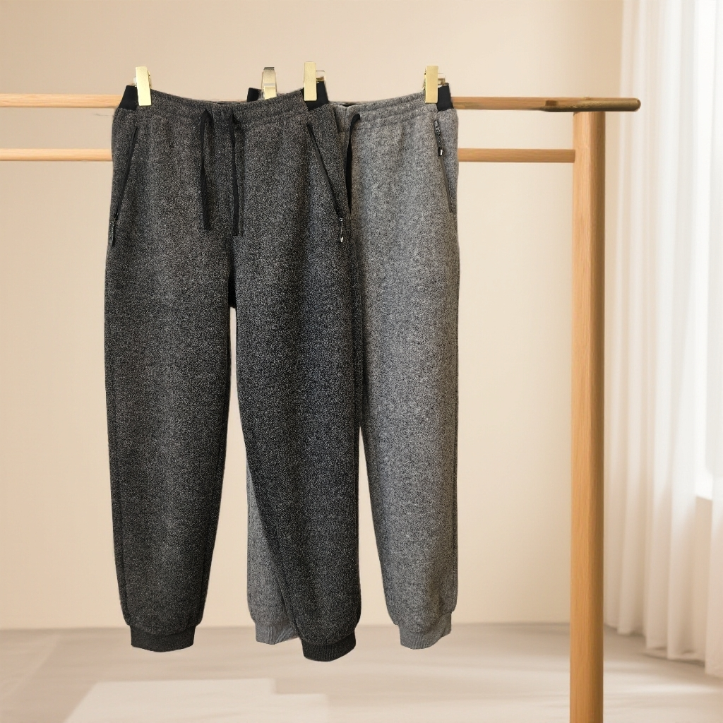 【禾女服饰】000002秋冬厚款休闲束脚休闲裤