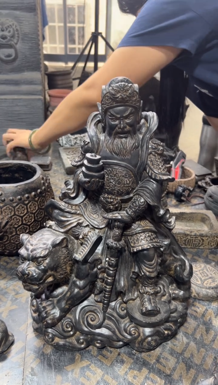 陶土【合成青石】财神驾到