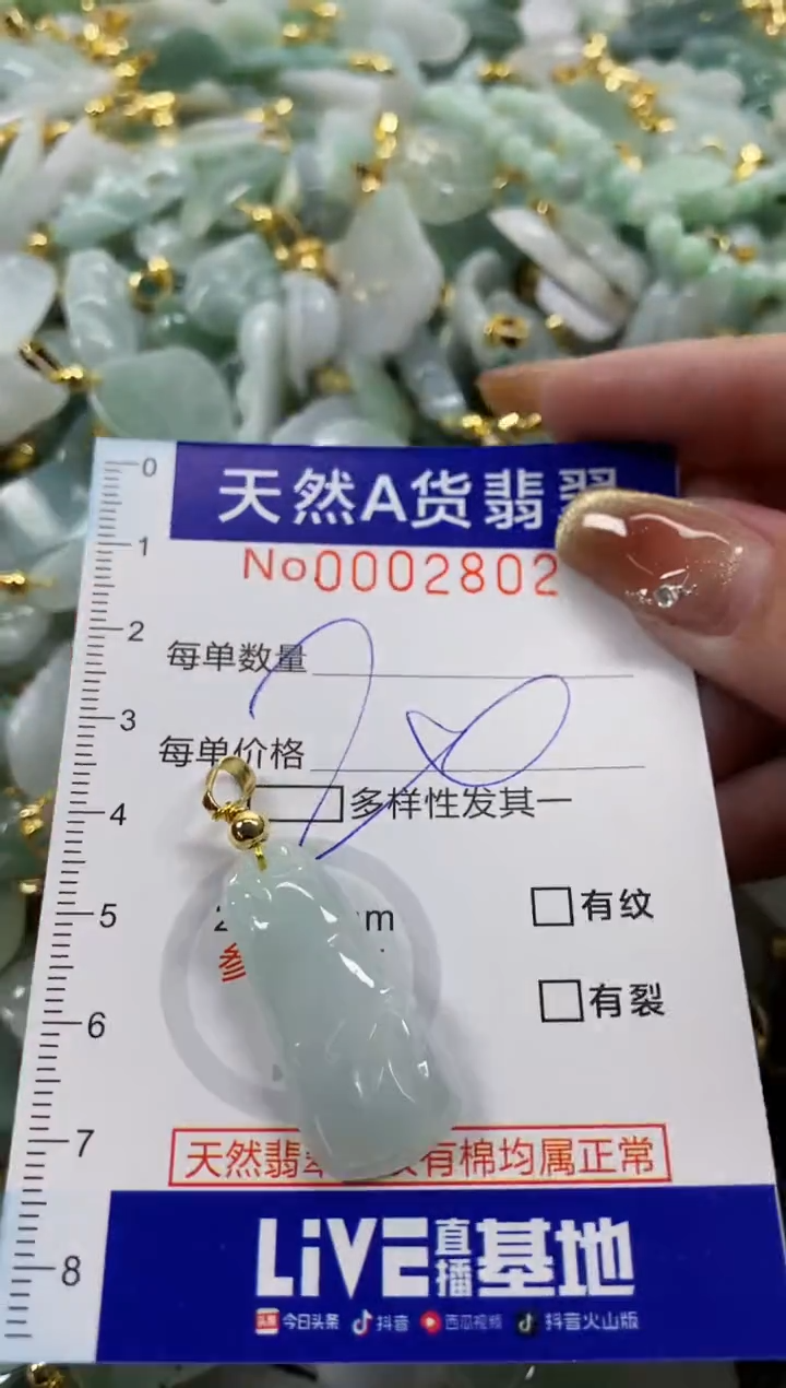 颈饰未镶嵌翡翠天然A货翡翠