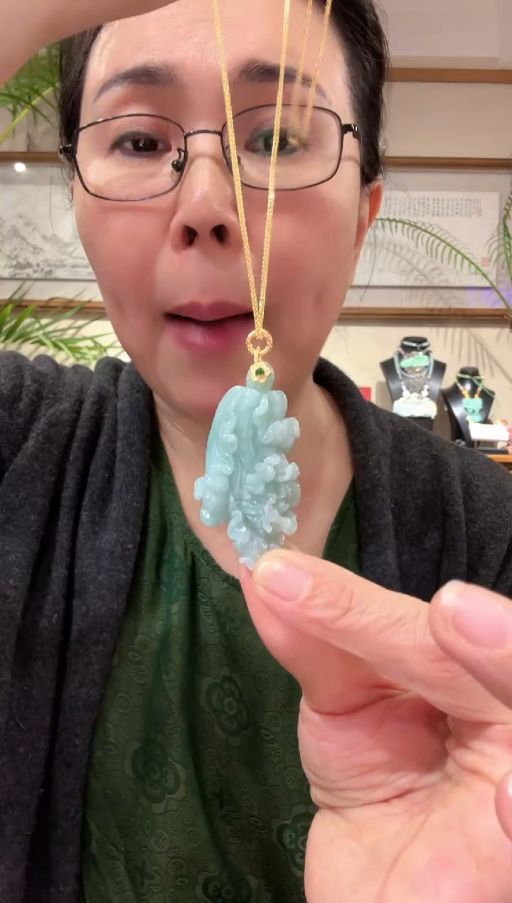 【闪购商品】翡翠颈饰未镶嵌国风