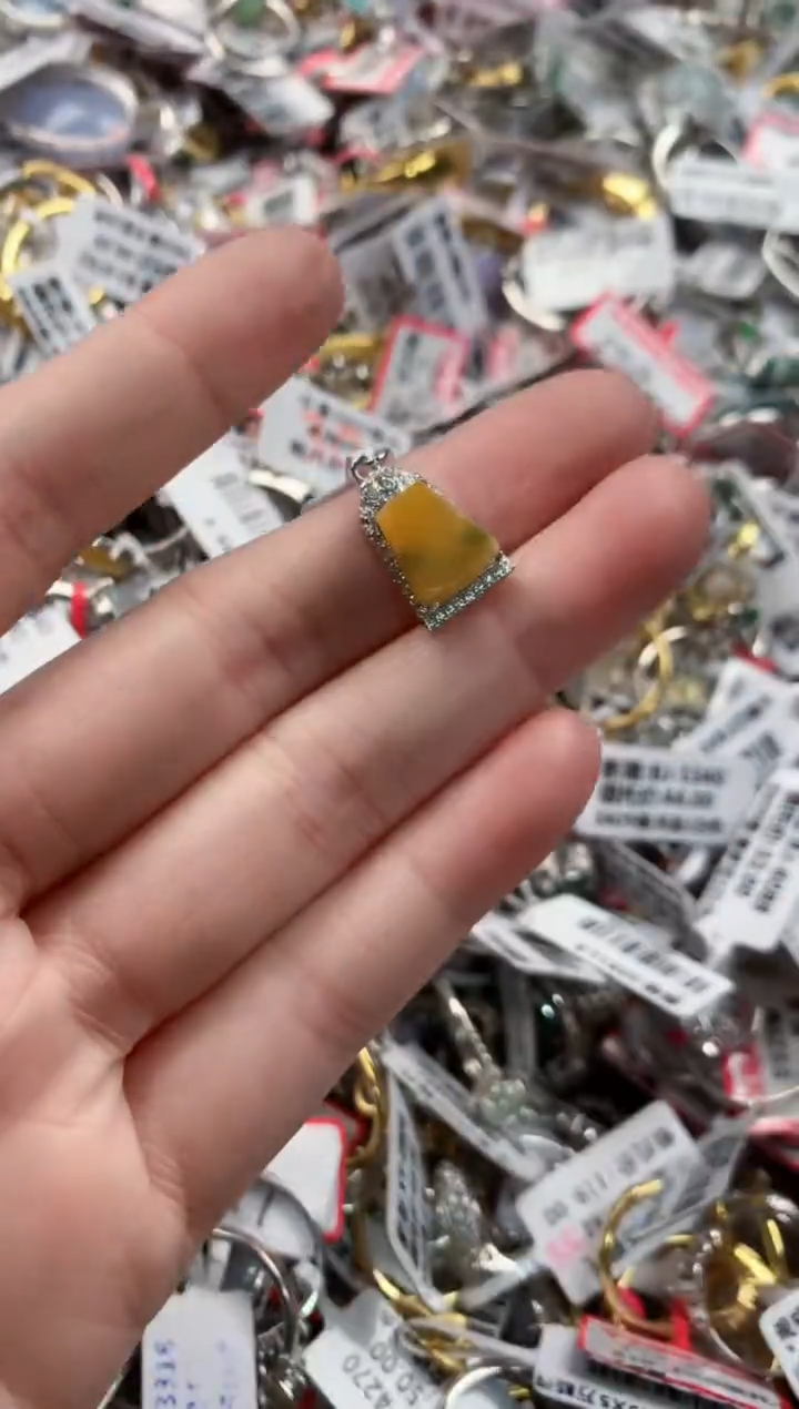 银S925镶嵌戒指翡翠21     9