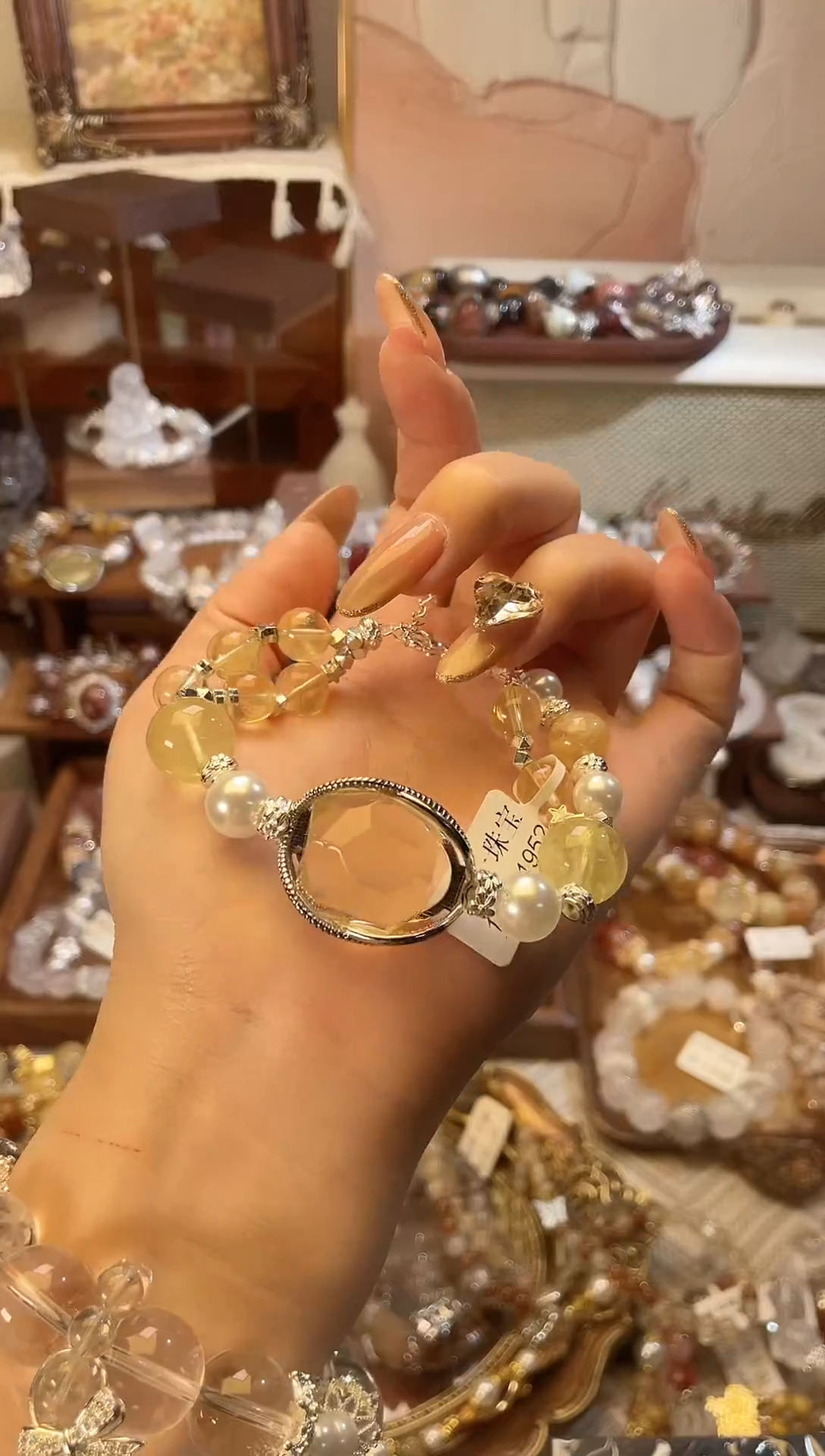 【闪购商品】水晶手串未镶嵌柚子原创水晶