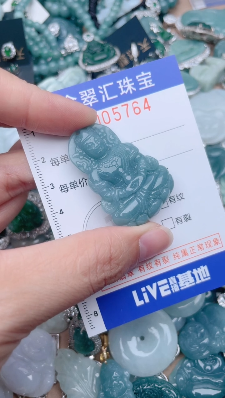 翡翠未镶嵌颈饰5764.....1