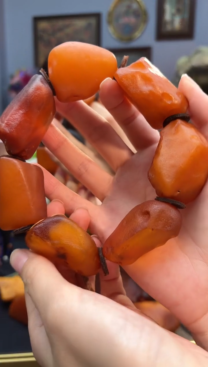 手串琥珀未镶嵌手串