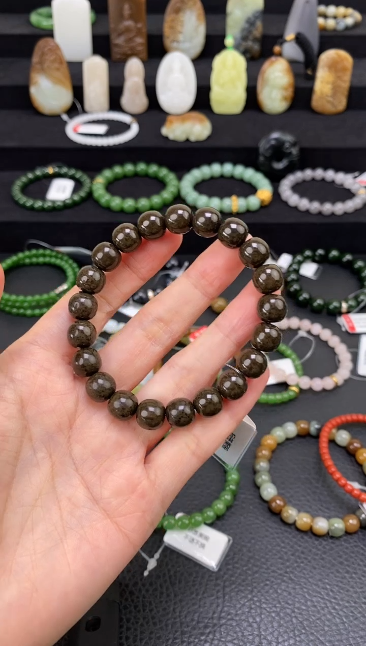 未镶嵌和田玉挂件10mm糖老型手串福利