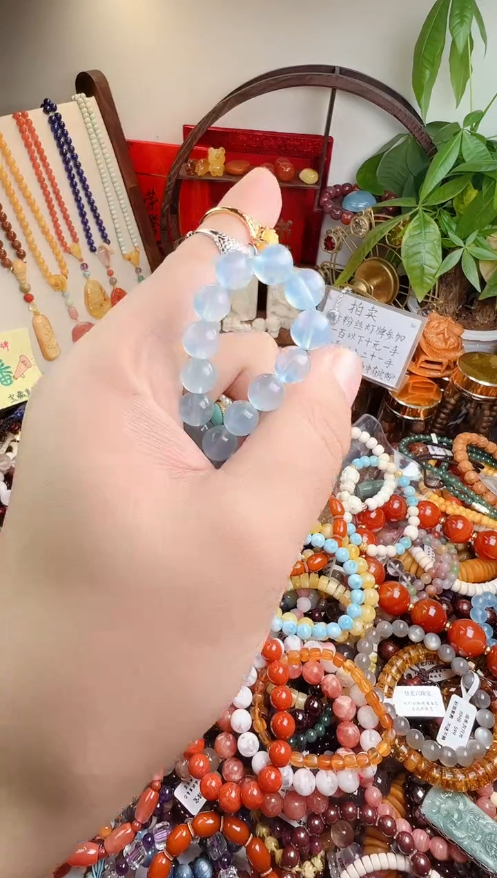 未镶嵌手链海蓝宝石周****～一物一件）000517