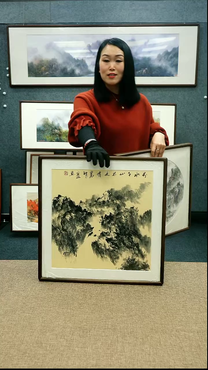 【闪购商品】国画放漏/徐正道50*50带框