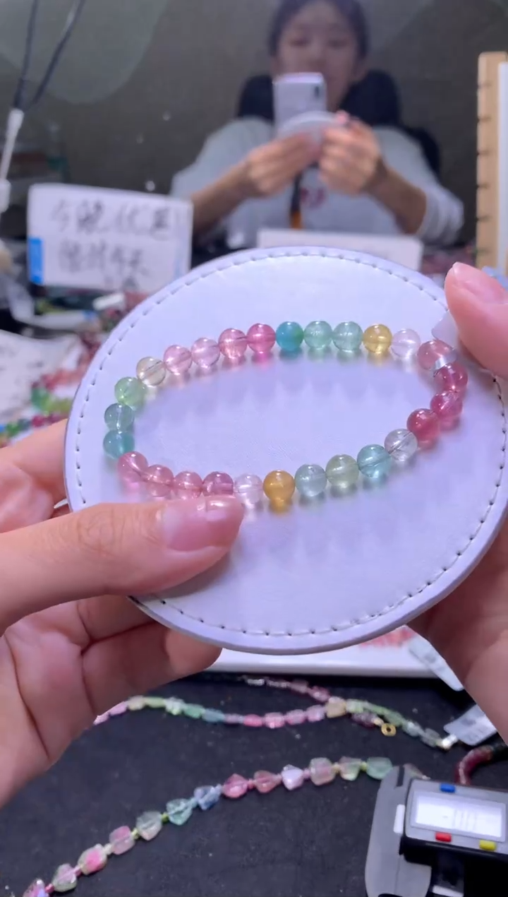 未镶嵌手串碧玺A98【天然碧玺】