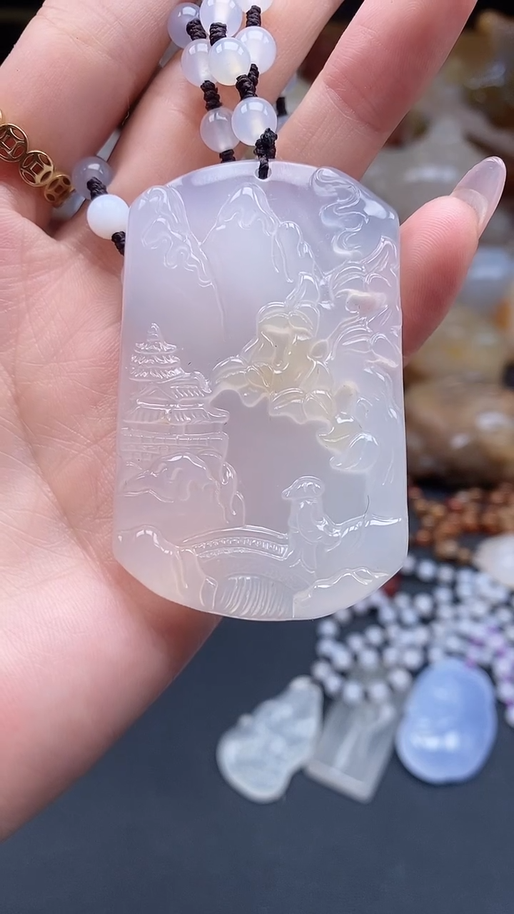 【闪购商品】玛瑙/玉髓颈饰未镶嵌dd