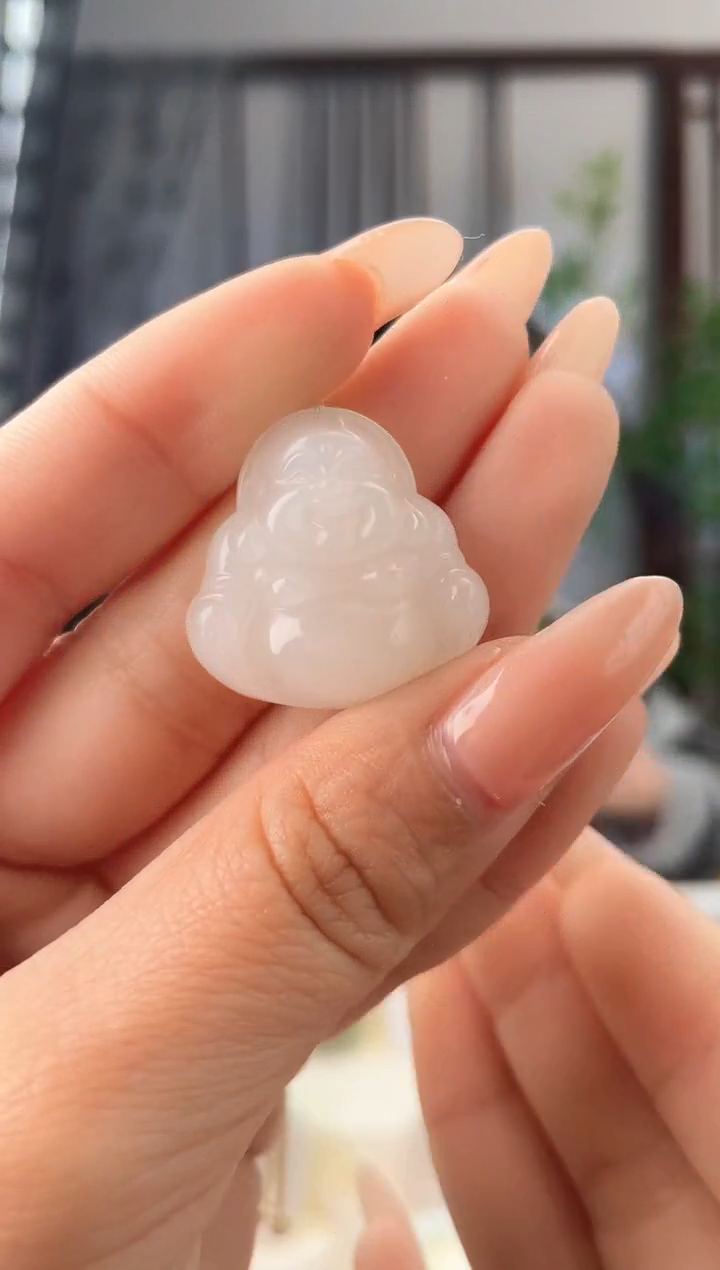 颈饰未镶嵌和田玉25白玉佛公 多样性发其一 xp