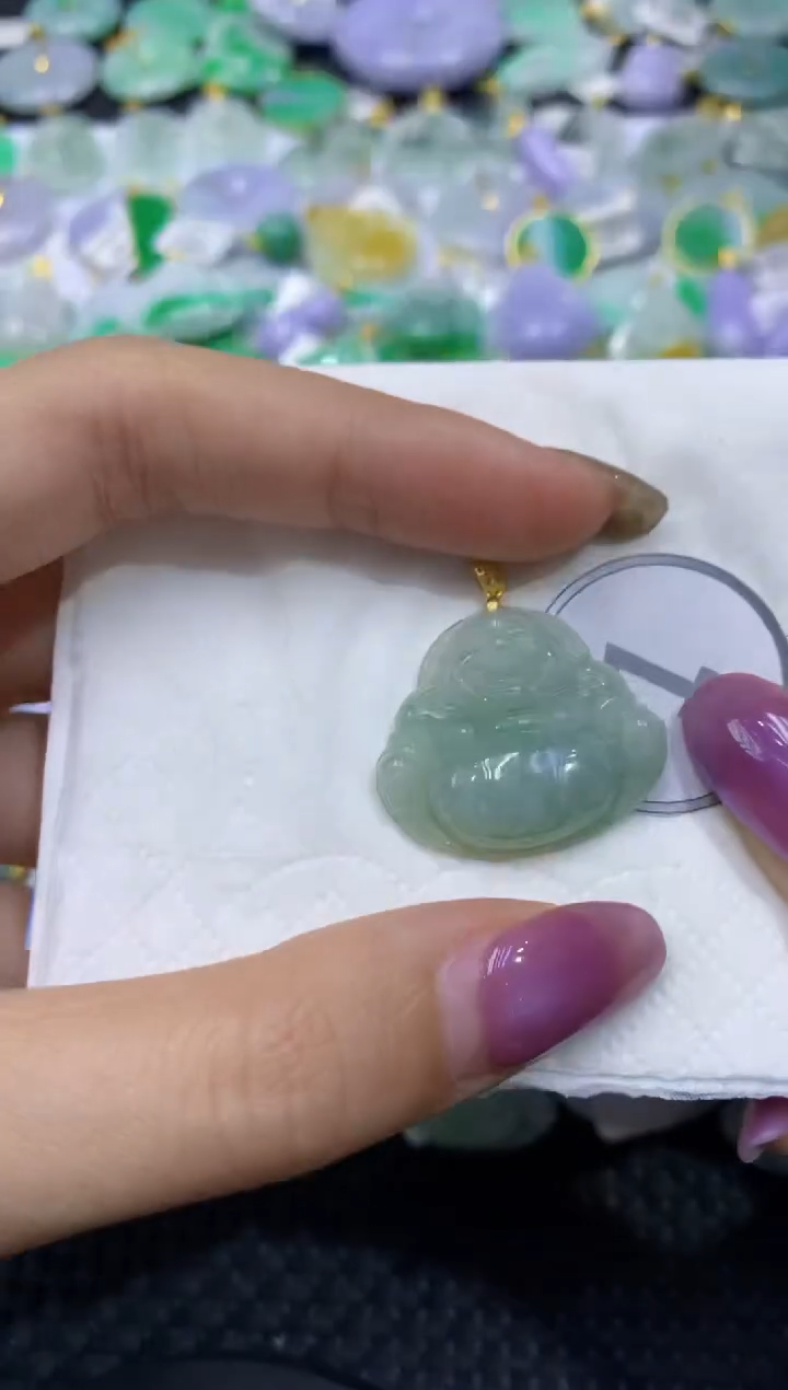 颈饰未镶嵌翡翠天然缅甸翡翠A货