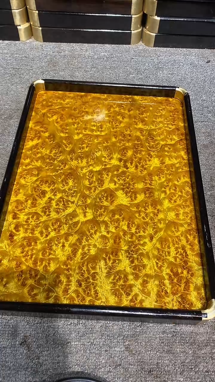 木木雕款东**毒大茶盘一个