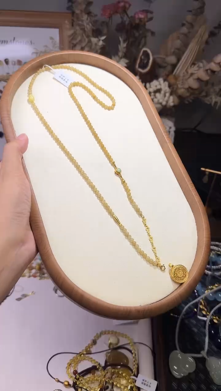 水晶摆件未镶嵌珠链