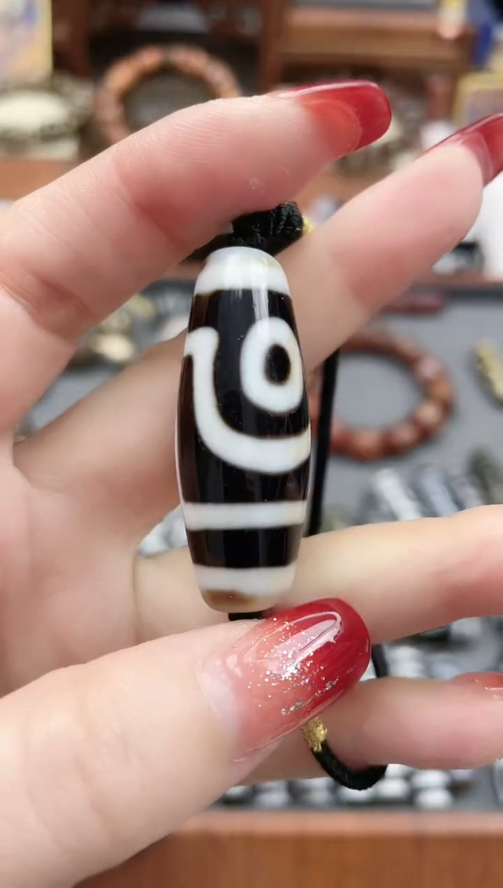 【闪购商品】玛瑙/玉髓珠珠未镶嵌手工如意二眼