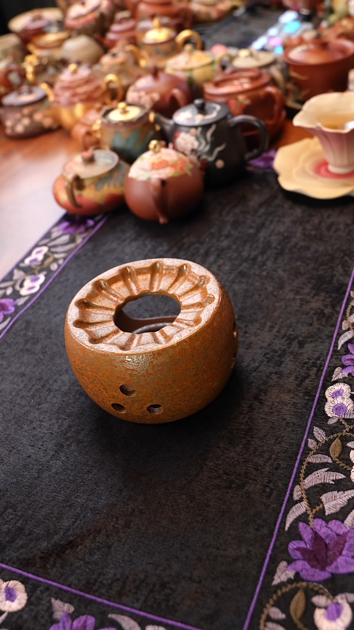 茶壶紫砂柴烧温茶炉