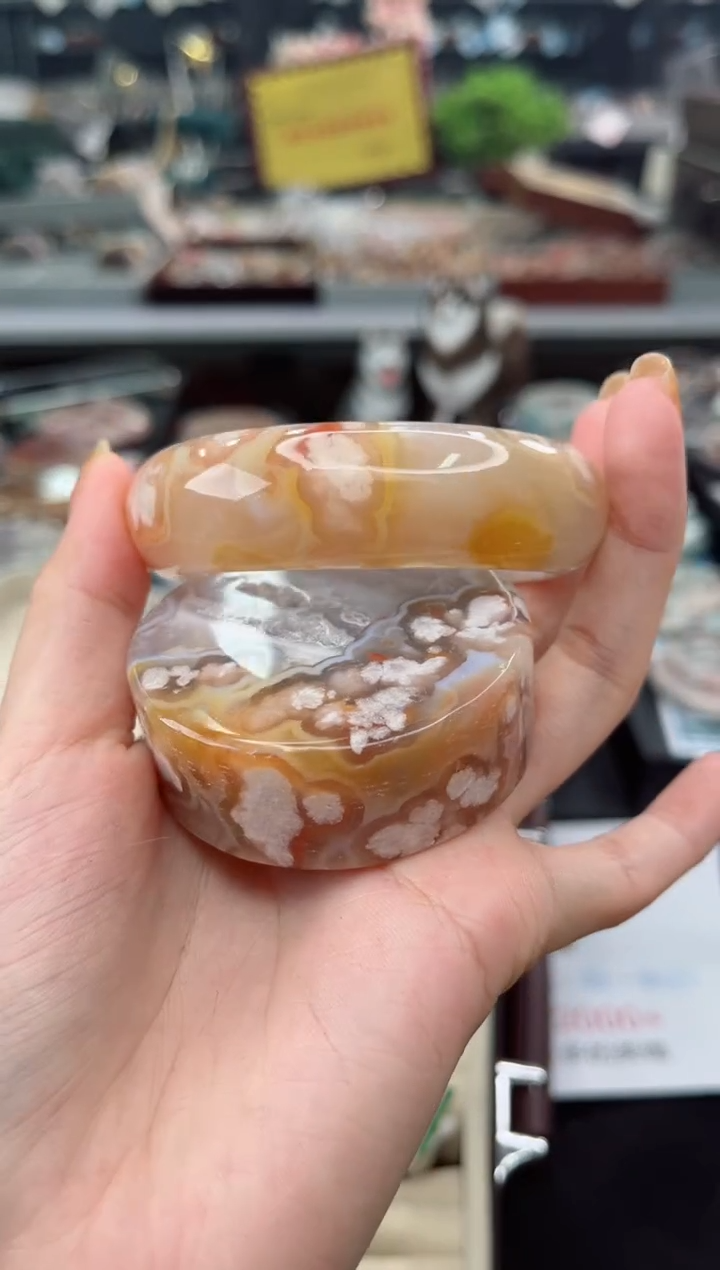 【闪购商品】石英质玉手镯未镶嵌58圈口（赠品镯心）3794874