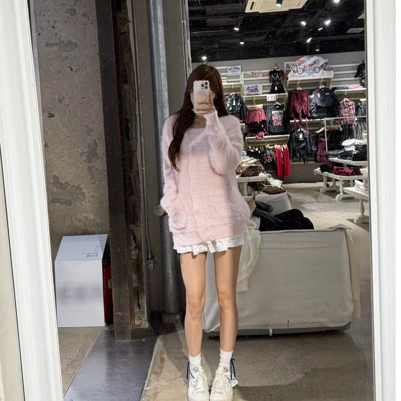 甜美休闲开衫毛衣A5F04I5892