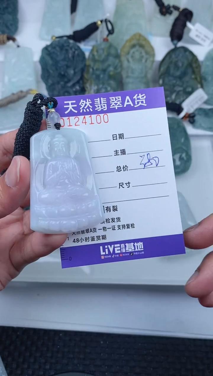 【闪购商品】翡翠颈饰未镶嵌        100