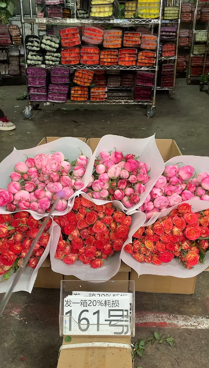 161号♥中通含20%耗损发一箱鲜花