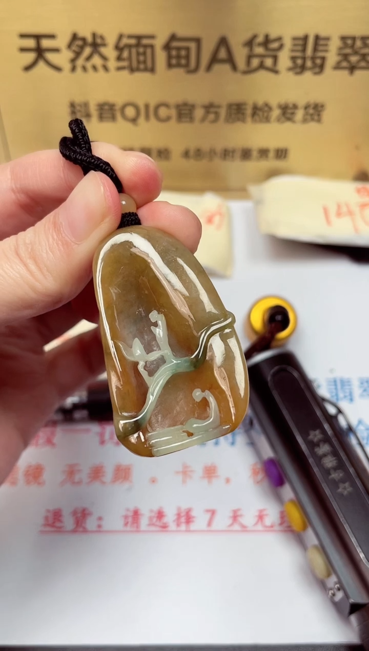 颈饰未镶嵌翡翠天然缅甸翡翠A货
