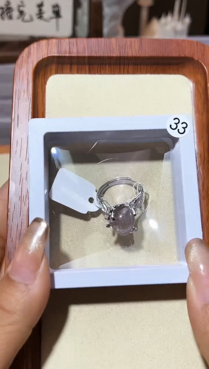 【闪购商品】水晶戒指银S925镶嵌定制