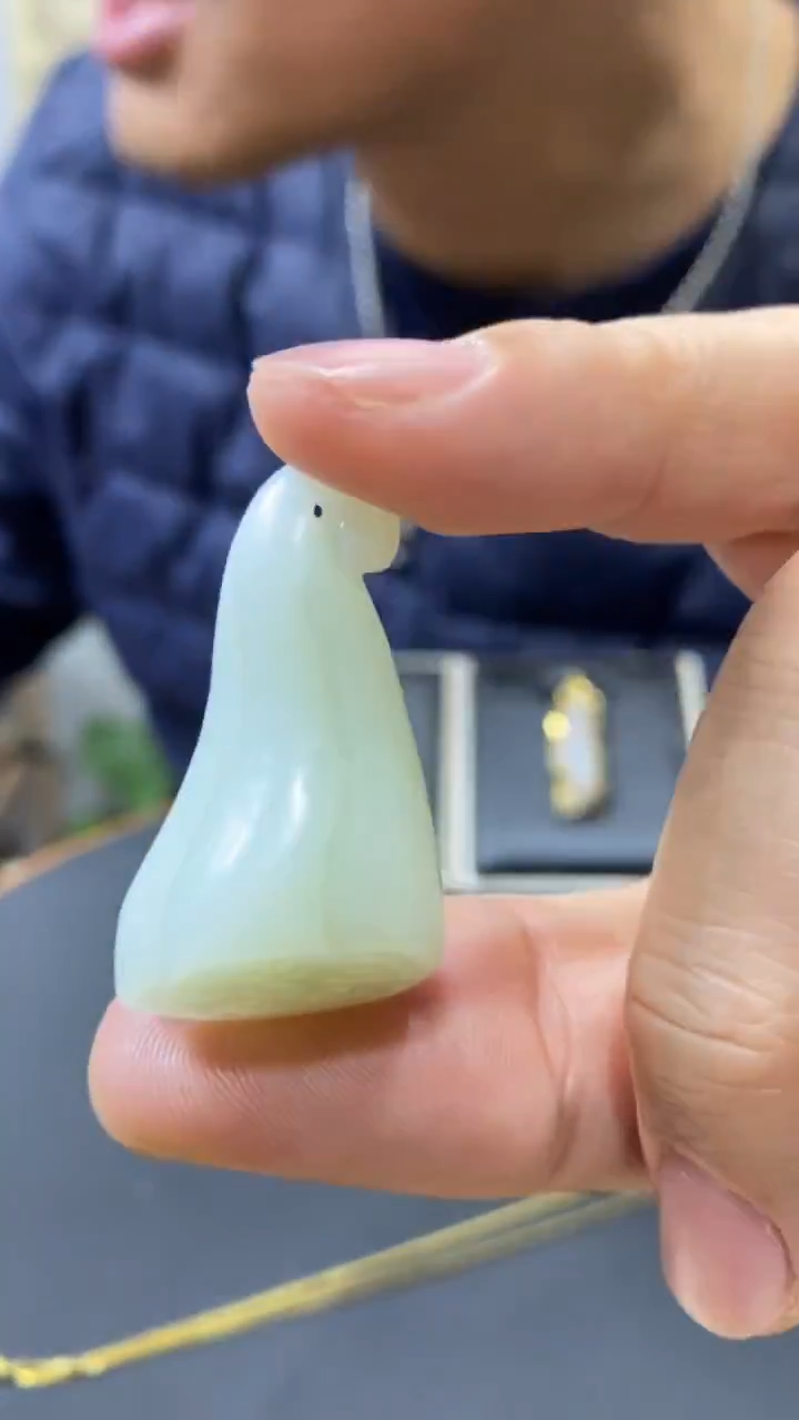 吊坠(不含链)未镶嵌和田玉大莲蓬