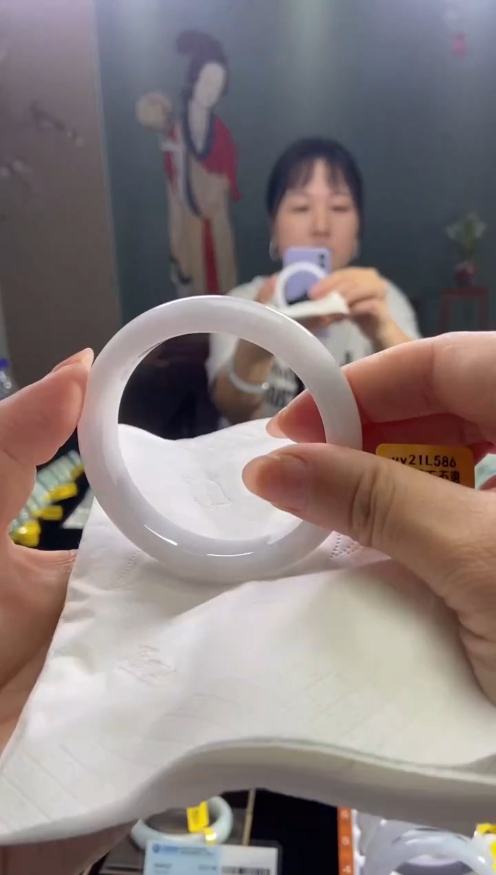 未镶嵌手镯翡翠5859圈口d