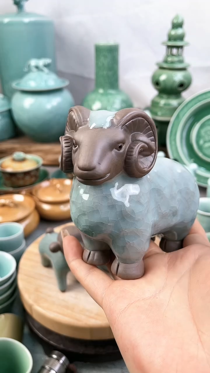 特价福利 微瑕 慧仙青瓷