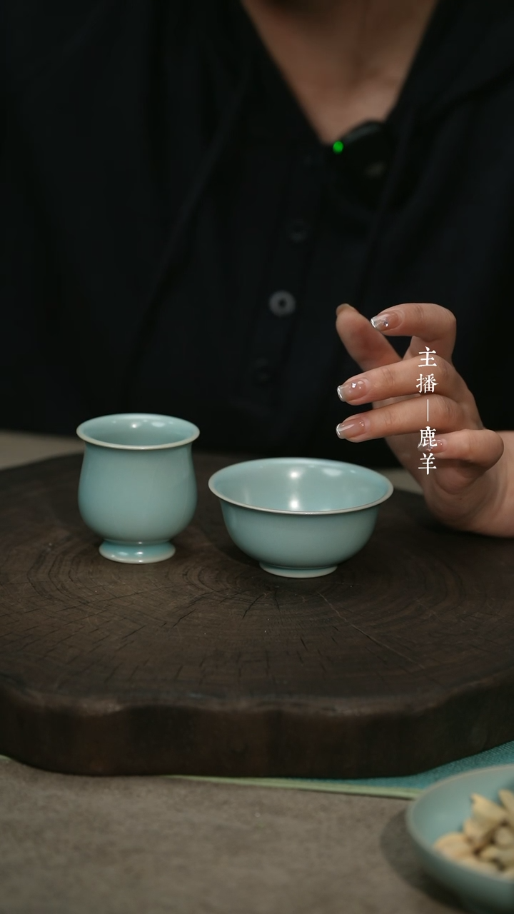 【闪购商品】侯全力压手杯+张海英卷足玉兰杯-羊