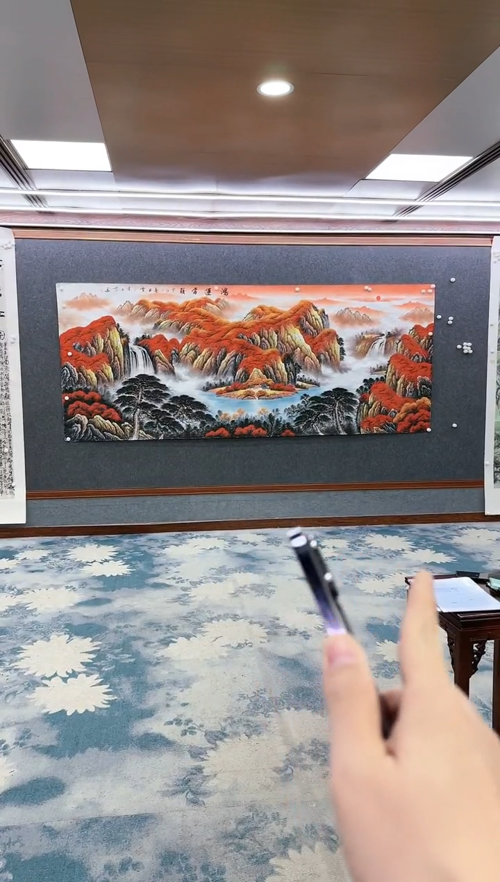 【闪购商品】绘画z刘雪红-山水国画-大丈二