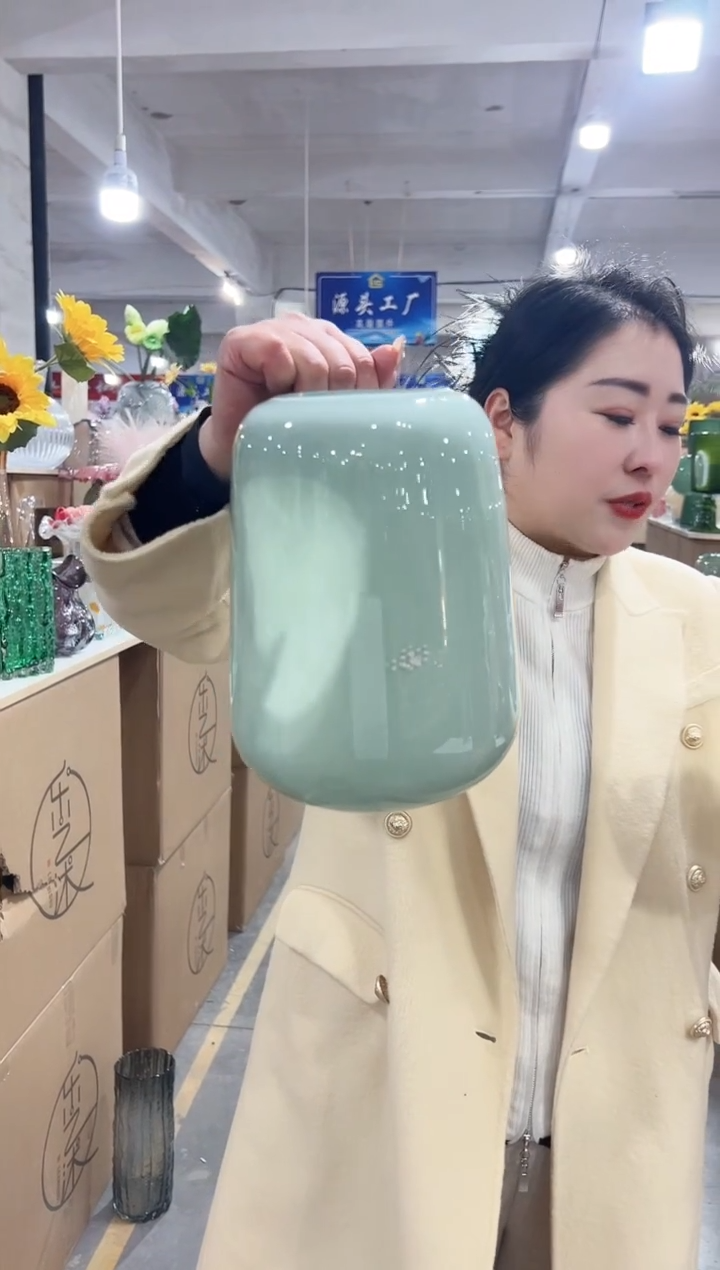【闪购商品】玻璃花伴你花瓶微瑕-YQ4Z2