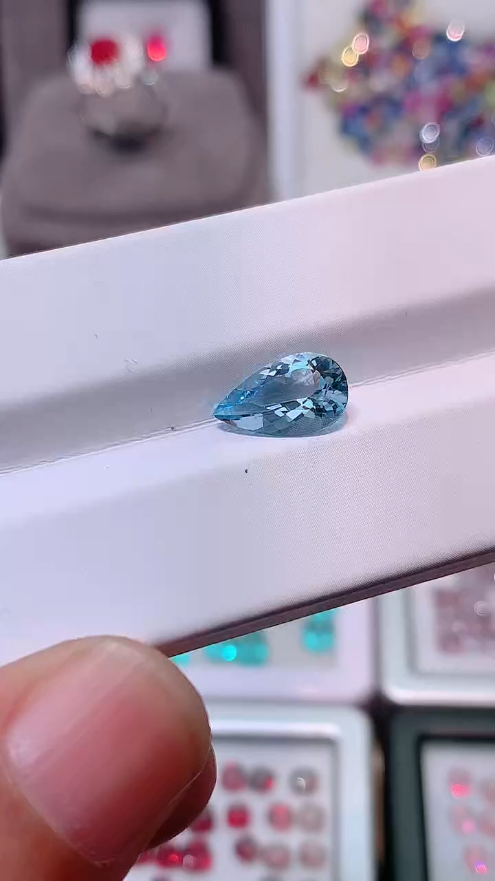 【闪购商品】海蓝宝石裸石未镶嵌圣玛1.91吉尔德