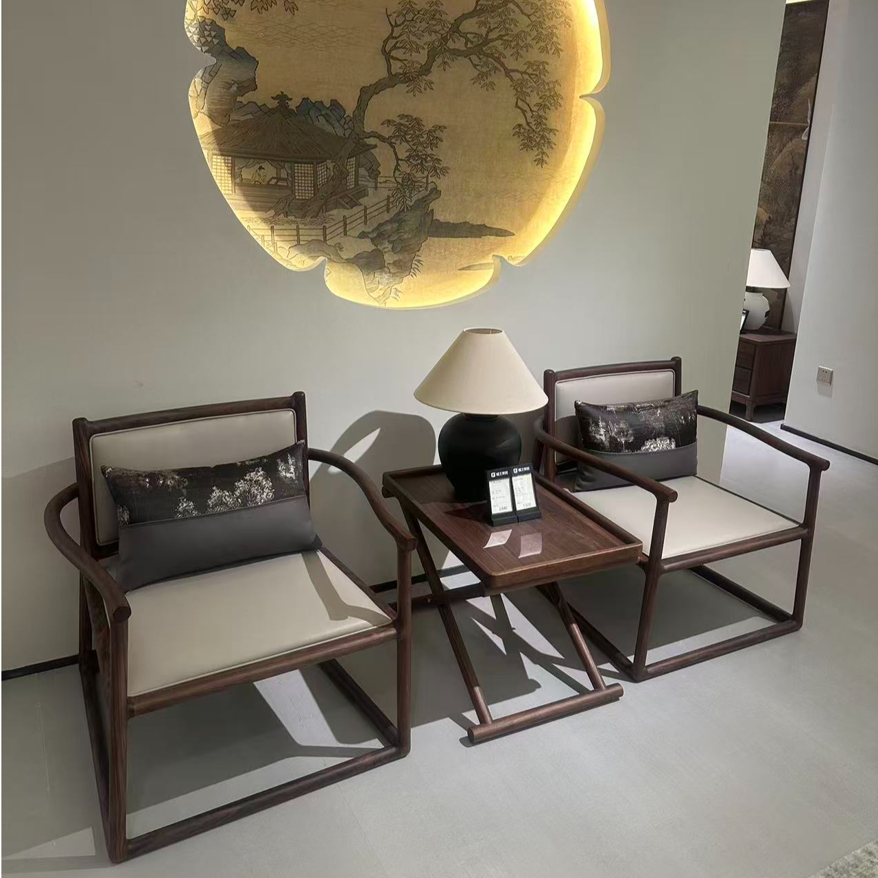 高博铭品宋氏美学休闲椅赛鞋木豆原木休闲椅客厅家具501休闲椅