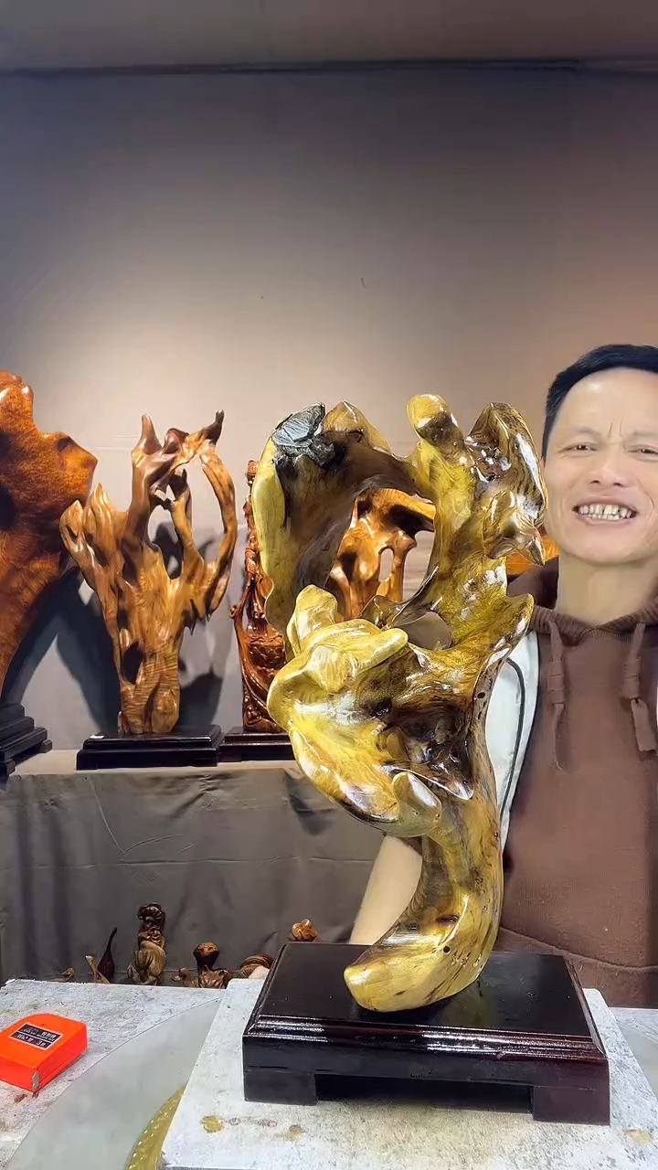 金丝楠?****㤫小叶桢楠随行摆件124