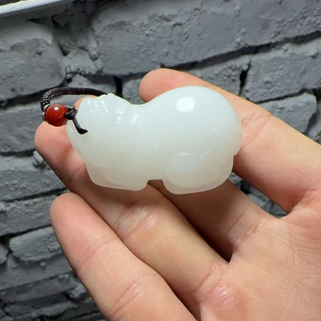 山料 米达 貔貅吊坠