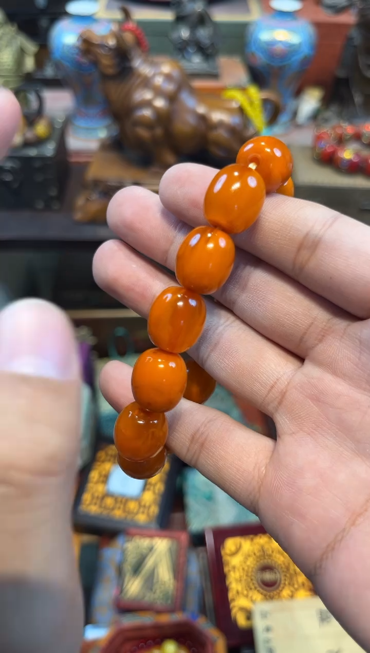 未镶嵌蜜蜡裸石Q刘哥高端专属精品39