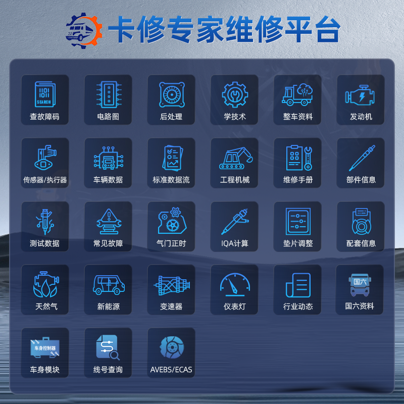 卡修专家专业维修资料库柴油车卡车商用车维修修理厂专用