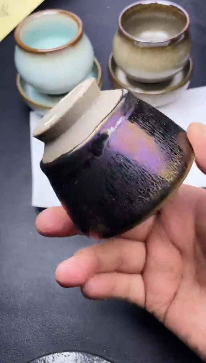 【闪购商品】茶盏42叶紫建盏叶紫