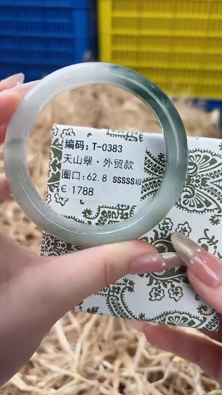 未镶嵌手镯石英质玉T-0383