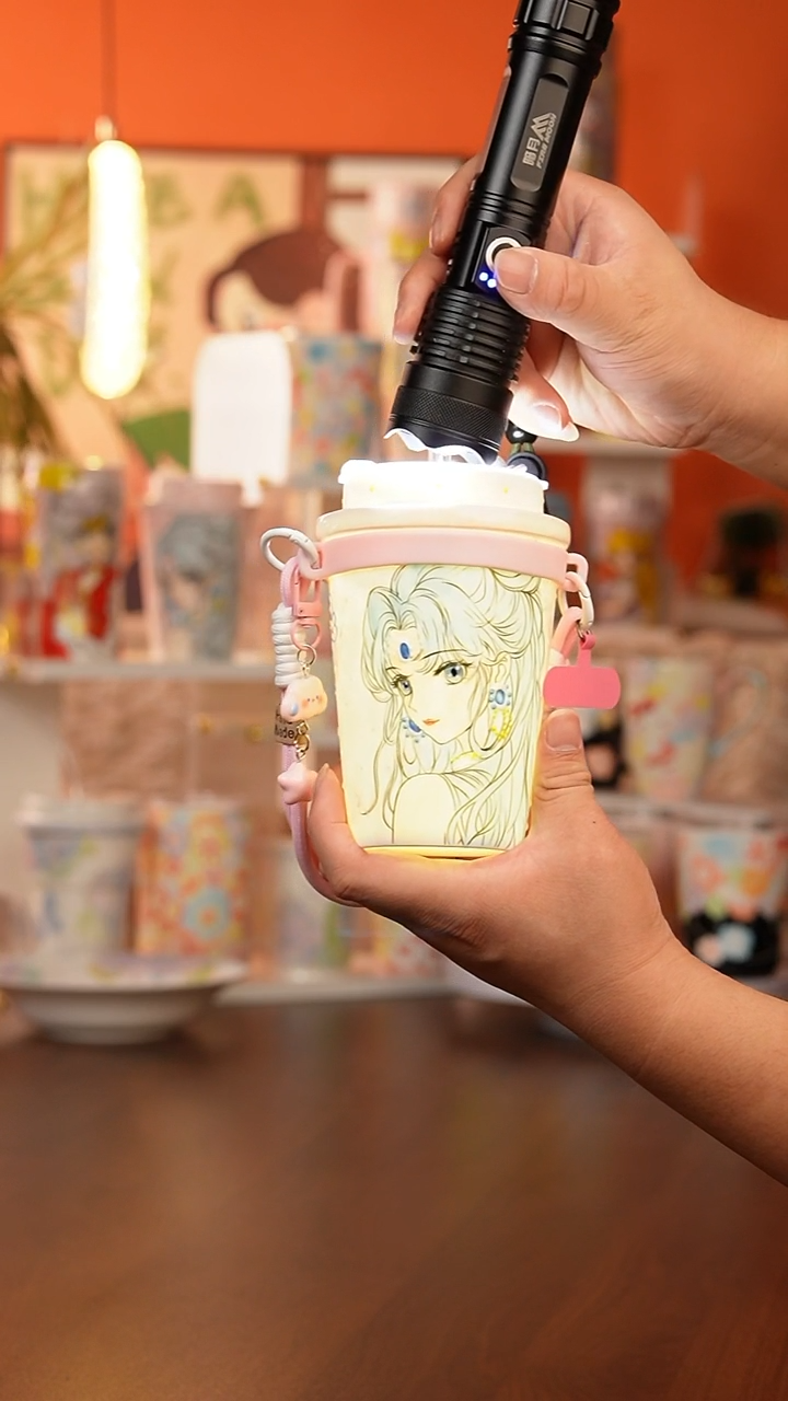 景德镇手工手绘文创陶瓷杯（微瑕）