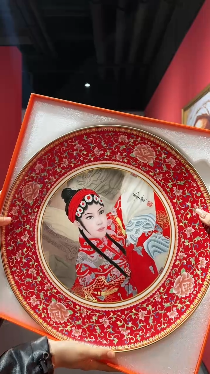 【闪购商品】国画CJZ-装饰坐盘-国画作品