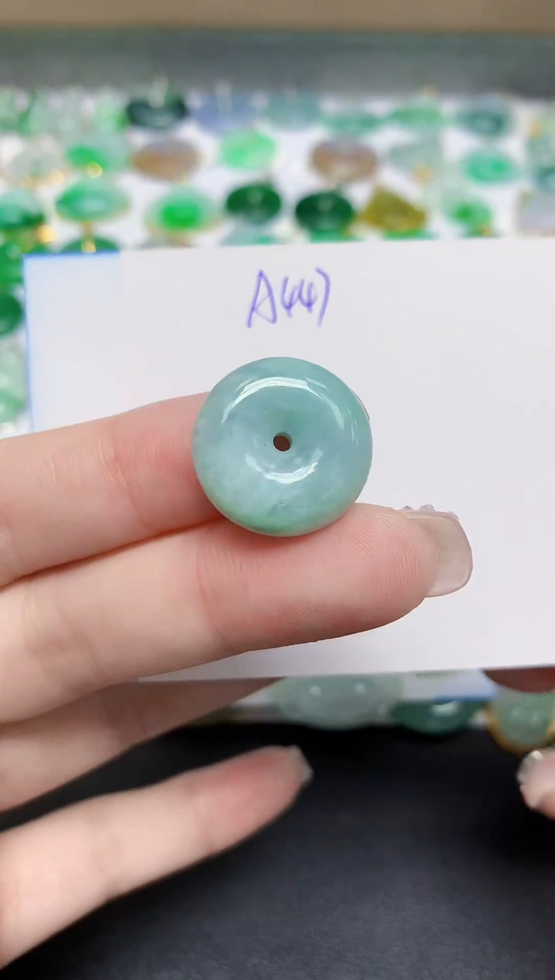 颈饰未镶嵌翡翠天然缅甸翡翠A货翡翠百元以上9元证书费自理