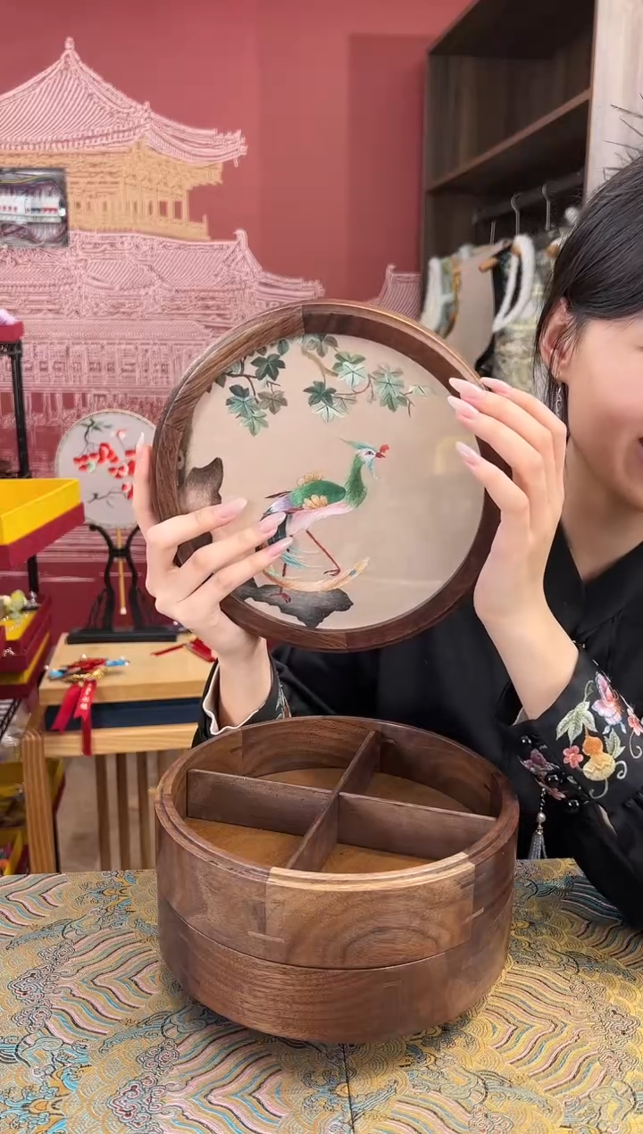 【闪购商品】刺绣非遗苏绣手工刺绣糖果盒