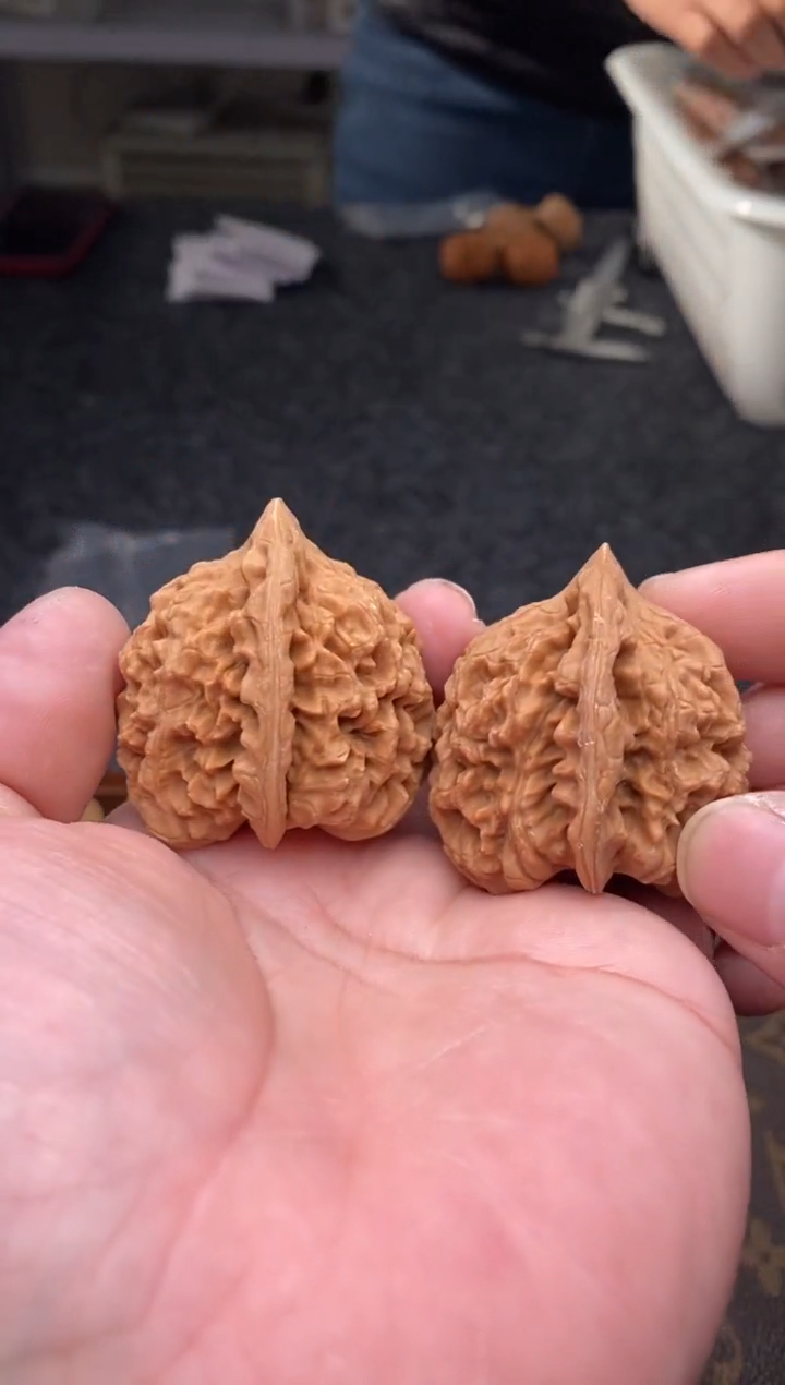 把件文玩核桃B254号47尺官帽