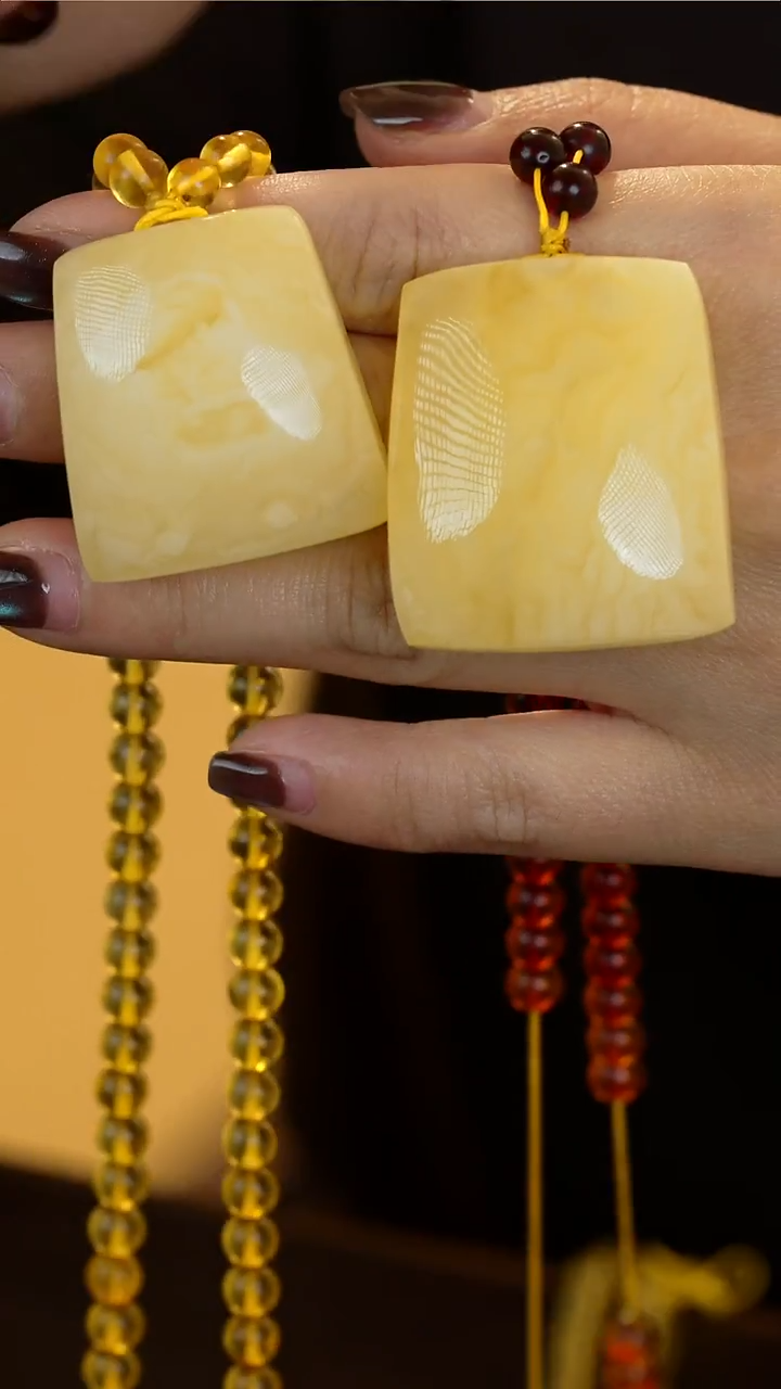 蜜蜡颈饰未镶嵌【42】多样发一